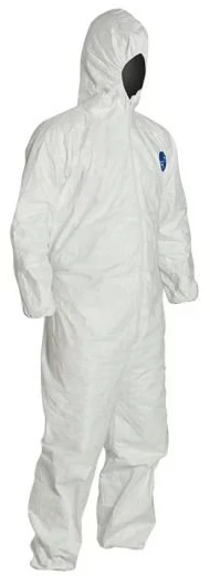 Vienkartinis kombinezonas DuPont TD127S 400, dvigubos apdailos, dydis M, TD127SWHXL002500