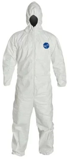 Vienkartinis kombinezonas DuPont TD127S 400, dvigubos apdailos, dydis M, TD127SWHXL002500