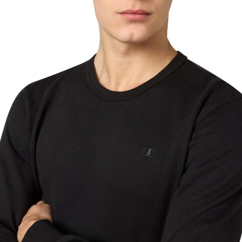 Vyriškas „Champion“ džemperis apvalia apykakle, juodas, 220785 KK001