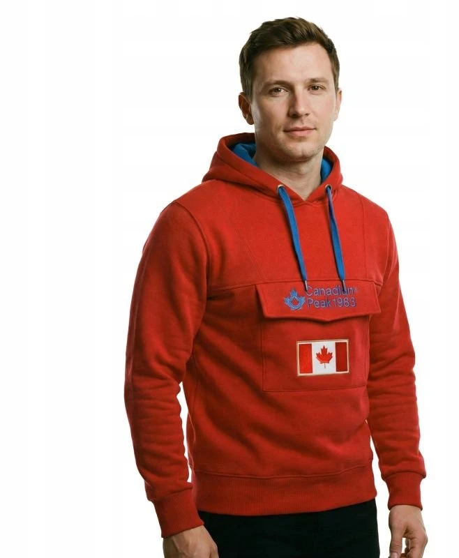Vyriškas džemperis Canadian Peak Gadreak, raudonas ir mėlynas