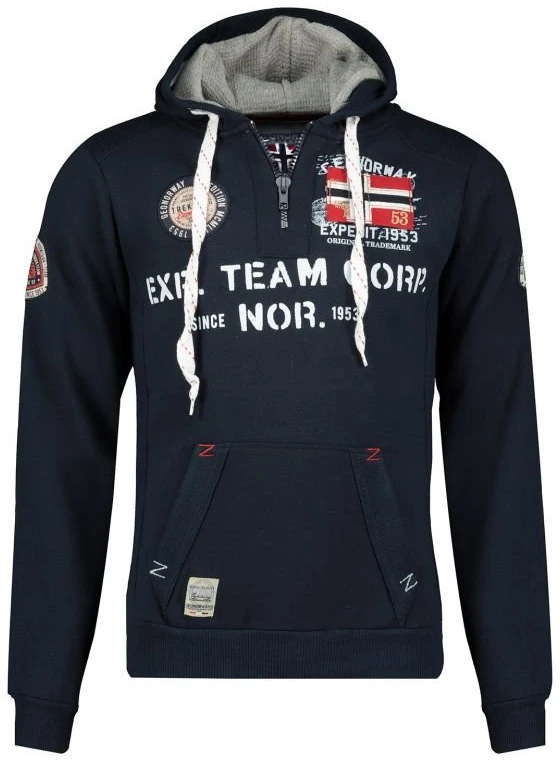 Vyriškas džemperis Geographical Norway GOPTAINE BS2, tamsiai mėlynas