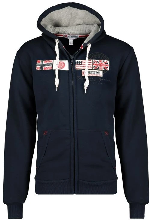 Vyriškas džemperis Geographical Norway Gorma 100, tamsiai mėlynas