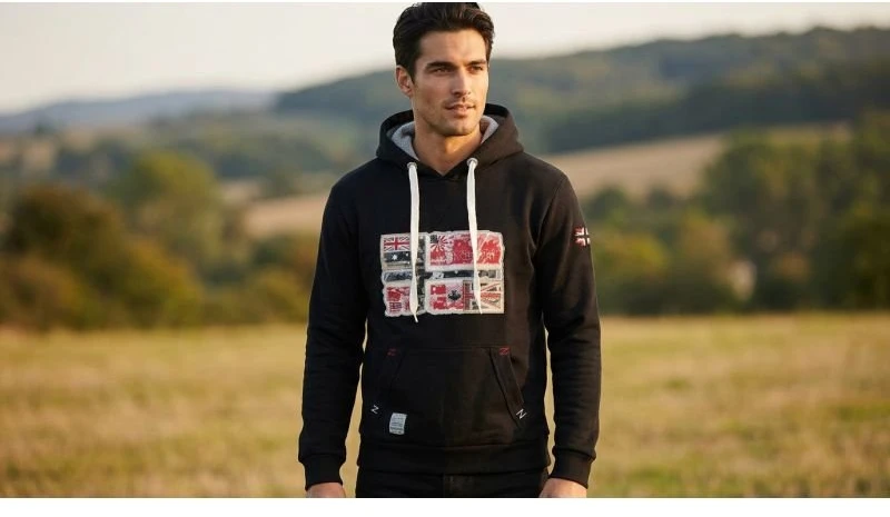 Vyriškas džemperis Geographical Norway GPEPE 2 100 EO BS2, juodas