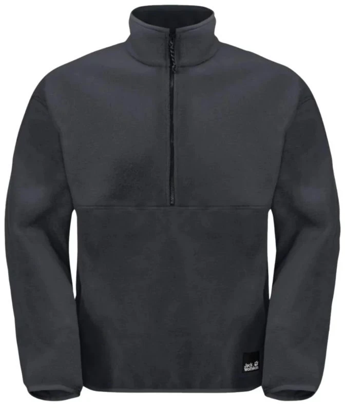 Vyriškas džemperis Jack Wolfskin Osloer Fleece HZ, juodas