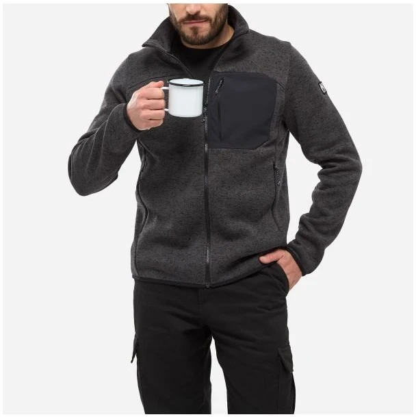 Vyriškas džemperis MILLET Chamonix Knit JKT, juodas