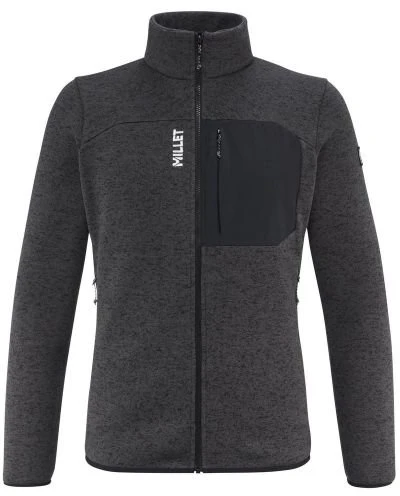 Vyriškas džemperis MILLET Chamonix Knit JKT, juodas
