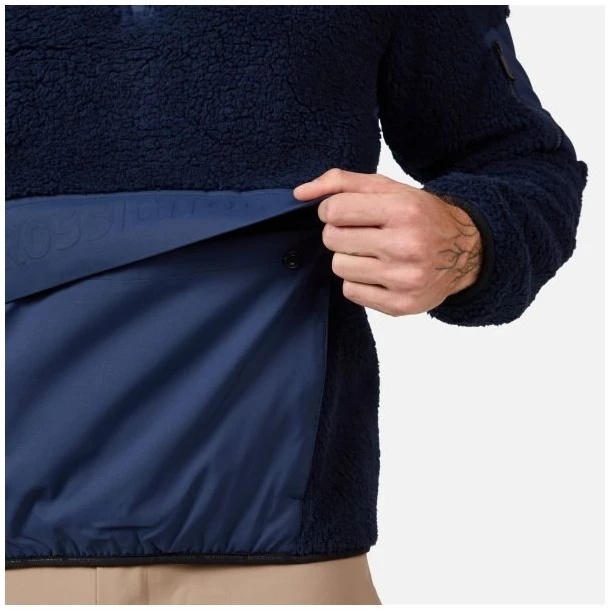 Vyriškas džemperis Rossignol Fleece Anorak, tamsiai mėlynas