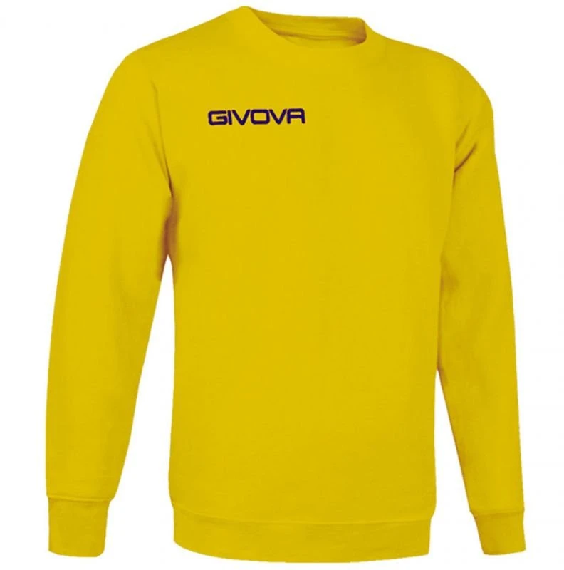 Vyriškas džemperis su apvalia iškirpte Givova Maglia One, geltonas