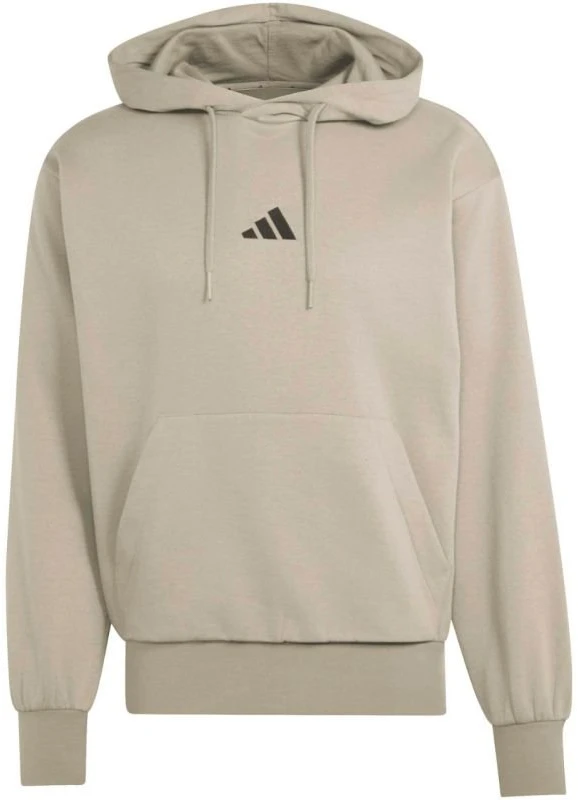 Vyriškas džemperis su gobtuvu adidas Essentials Feelcozy, smėlio spalvos