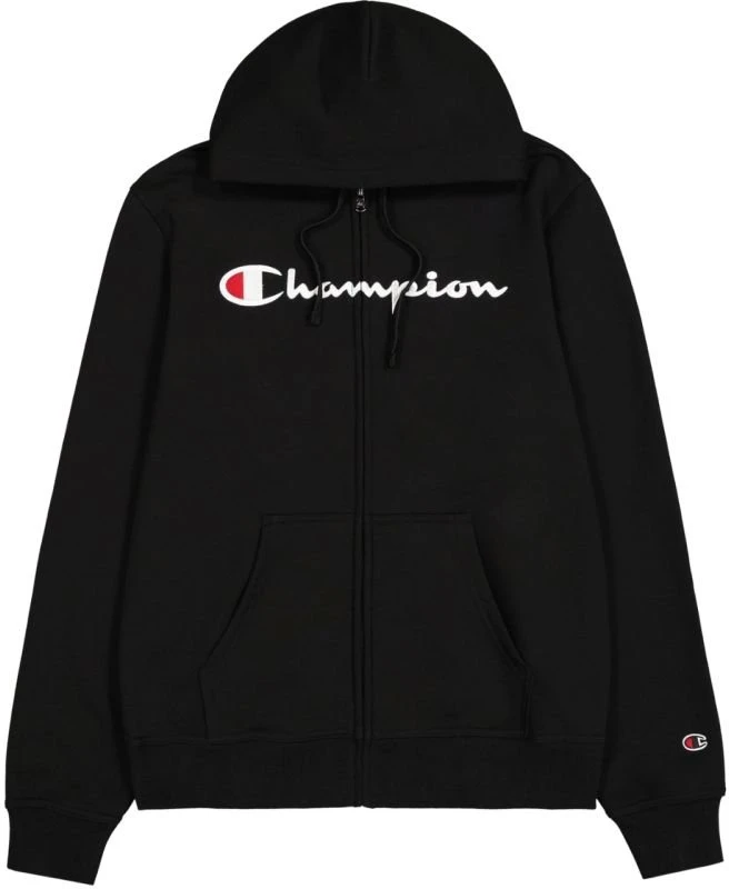 Vyriškas džemperis su gobtuvu Champion Full Zip, juodas