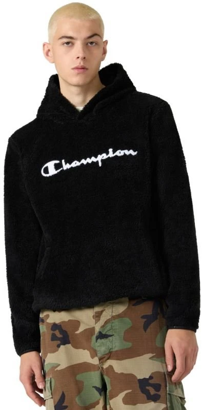 Vyriškas džemperis su gobtuvu Champion Hooded Top, juodas
