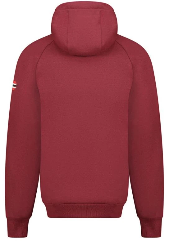 Vyriškas džemperis su gobtuvu Geographical Norway, bordo