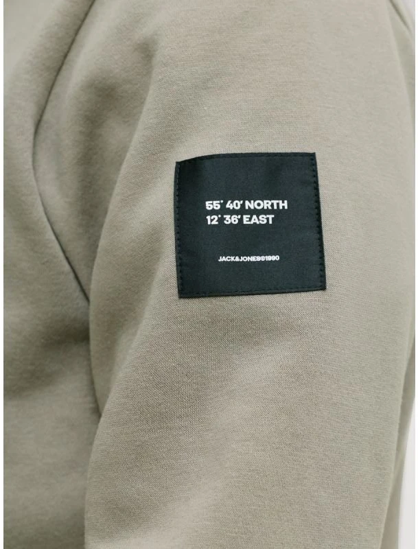 Vyriškas džemperis su gobtuvu Jack&Jones JJCLEVELAND, vetiverio