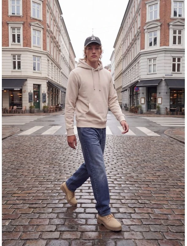 Vyriškas džemperis su gobtuvu Jack&Jones Cleveland, Moonbeam