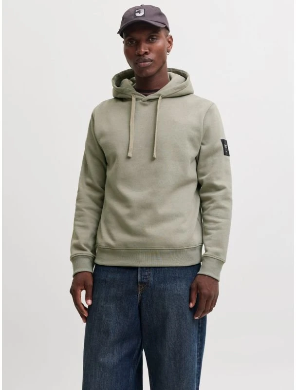 Vyriškas džemperis su gobtuvu Jack&Jones JJCLEVELAND, vetiverio
