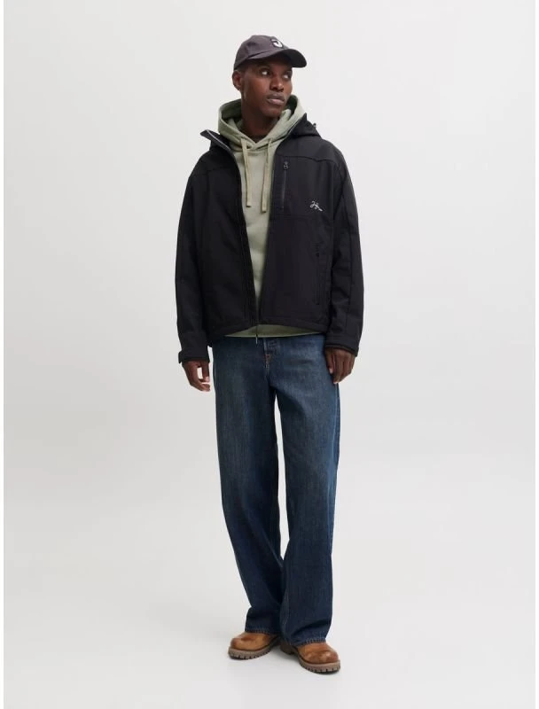 Vyriškas džemperis su gobtuvu Jack&Jones JJCLEVELAND, vetiverio