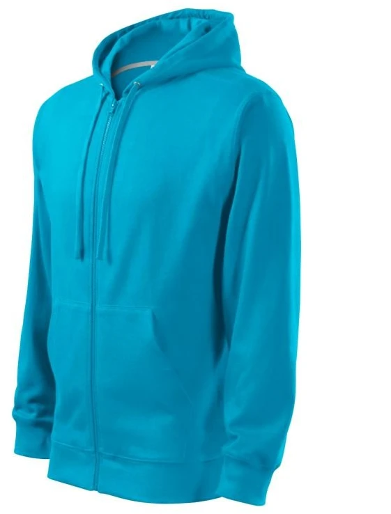 Vyriškas džemperis su gobtuvu Malfini Trendy Zipper, turkio