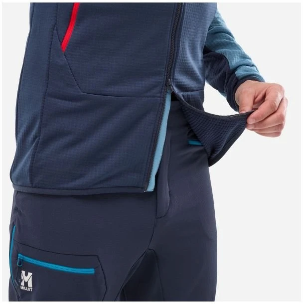 Vyriškas džemperis su gobtuvu MILLET Fusion Grid Hoodie, mėlynas