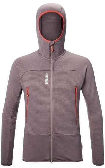 Vyriškas džemperis su gobtuvu Millet Fusion Grid Hoodie, slyvinis