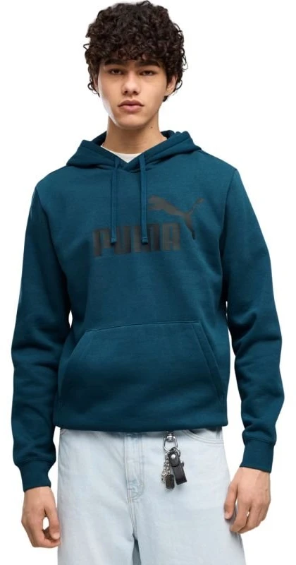 Vyriškas džemperis su gobtuvu Puma ESS No.1 Logo, turkio spalvos