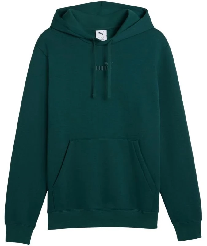 Vyriškas džemperis su gobtuvu Puma ESS Small No.1 Logo, žalias