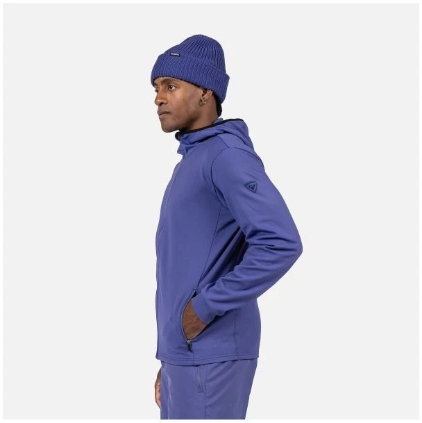 Vyriškas džemperis su gobtuvu Rossignol Mid Layer Stretch, mėlynas