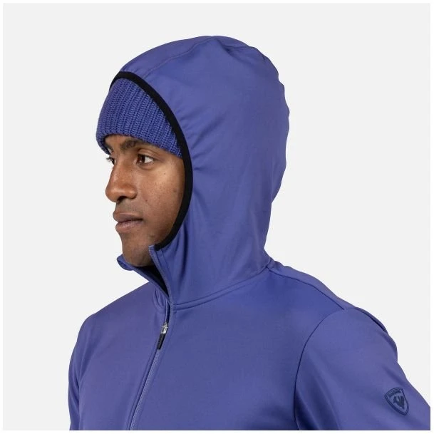 Vyriškas džemperis su gobtuvu Rossignol Mid Layer Stretch, mėlynas