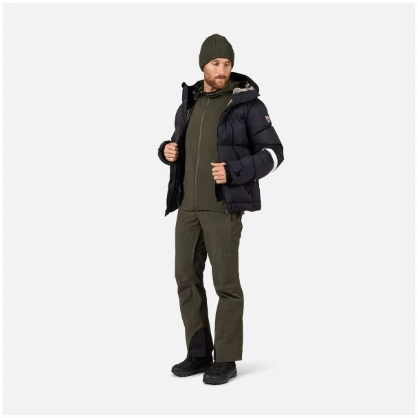 Vyriškas džemperis su gobtuvu Rossignol Mid Layer Stretch, žalias