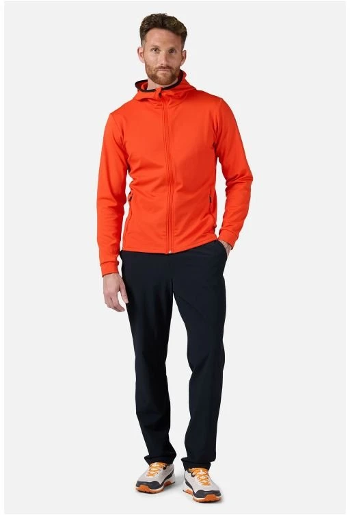 Vyriškas džemperis su gobtuvu Rossignol Mid Layer Thin Fz, oranžinis