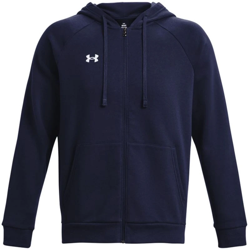 Vyriškas džemperis su gobtuvu Under Armour Rival Fleece, tamsiai mėlynas