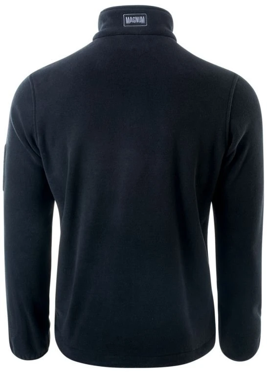 Vyriškas džemperis su užtrauktuku Magnum Essential Fleece, juodas
