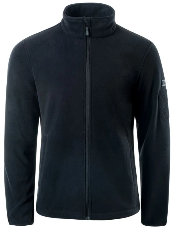 Vyriškas džemperis su užtrauktuku Magnum Essential Fleece, juodas