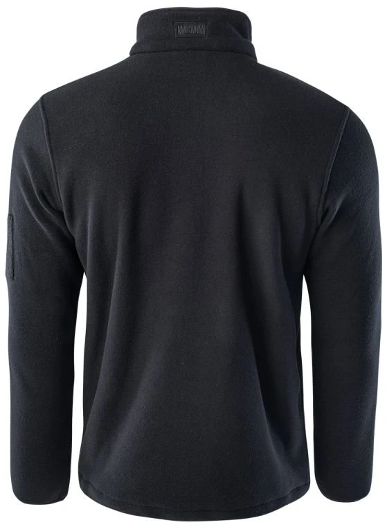 Vyriškas džemperis su užtrauktuku Magnum Essential Fleece, juodas