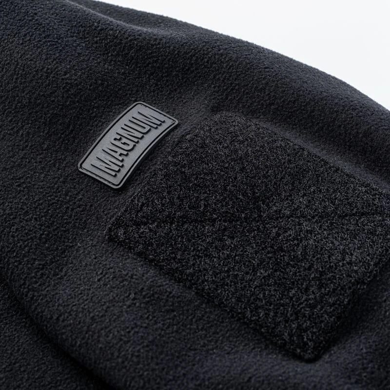 Vyriškas džemperis su užtrauktuku Magnum Essential Fleece, juodas