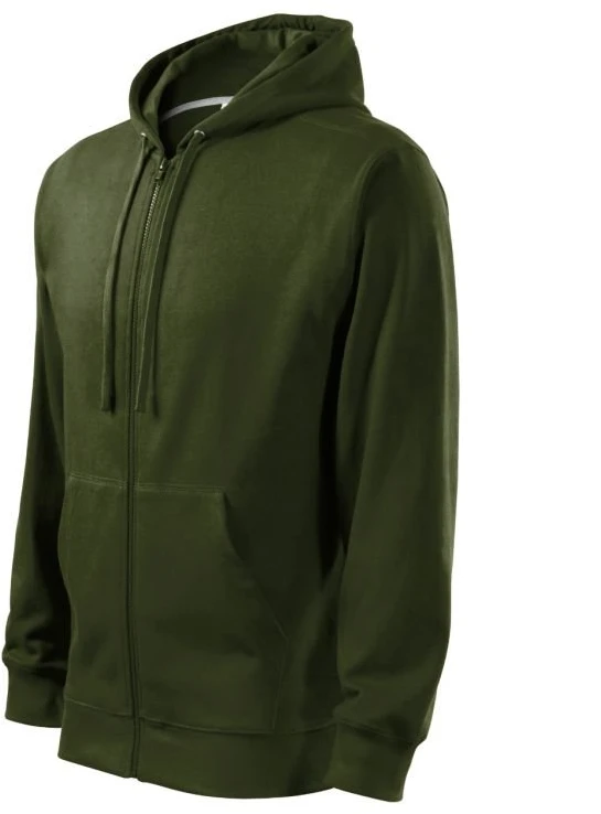 Vyriškas džemperis su užtrauktuku Malfini Trendy Zipper, chaki