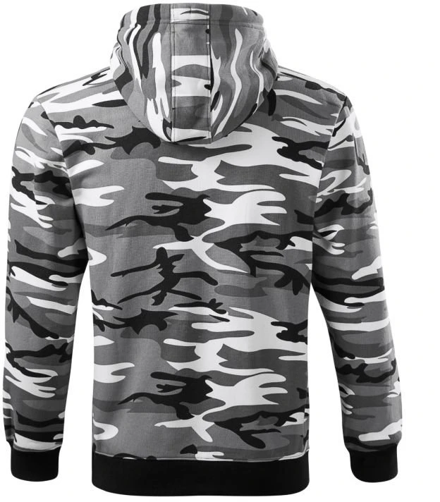 Vyriškas džemperis su užtrauktuku Malfini Camo Zipper, pilkas