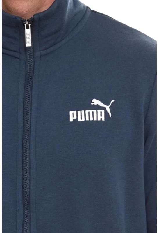 Vyriškas džemperis su užtrauktuku Puma ESS Track, tamsiai mėlynas