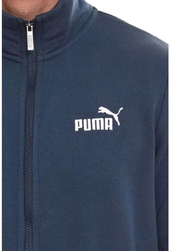 Vyriškas džemperis su užtrauktuku Puma ESS Track, tamsiai mėlynas