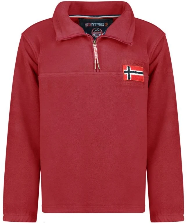 Vyriškas flisinis džemperis Geographical Norway Tequateur, bordo