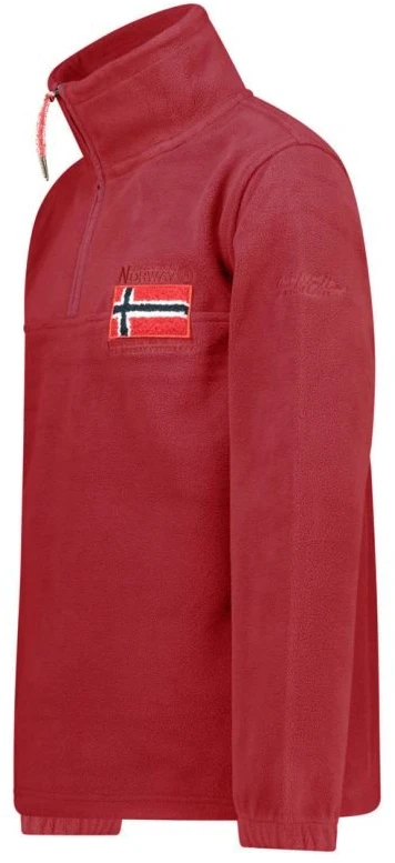 Vyriškas flisinis džemperis Geographical Norway Tequateur, bordo