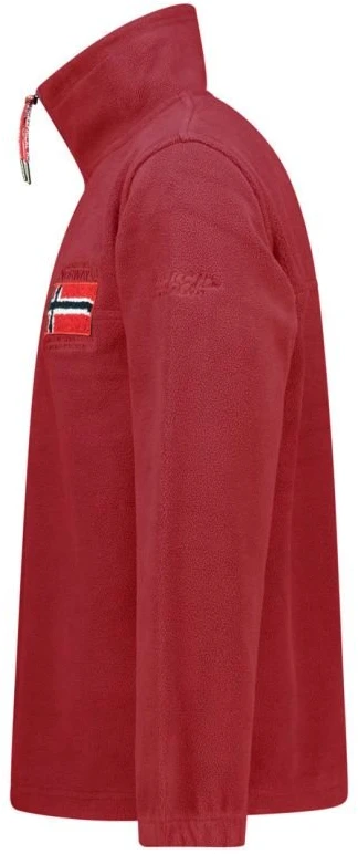 Vyriškas flisinis džemperis Geographical Norway Tequateur, bordo