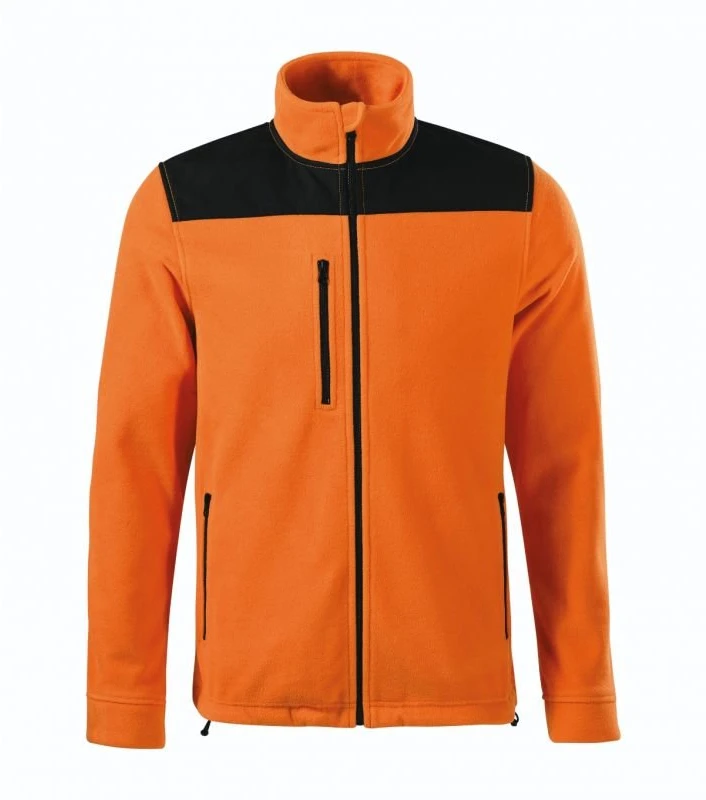 Vyriškas flisinis džemperis Rimeck Effect, oranžinis