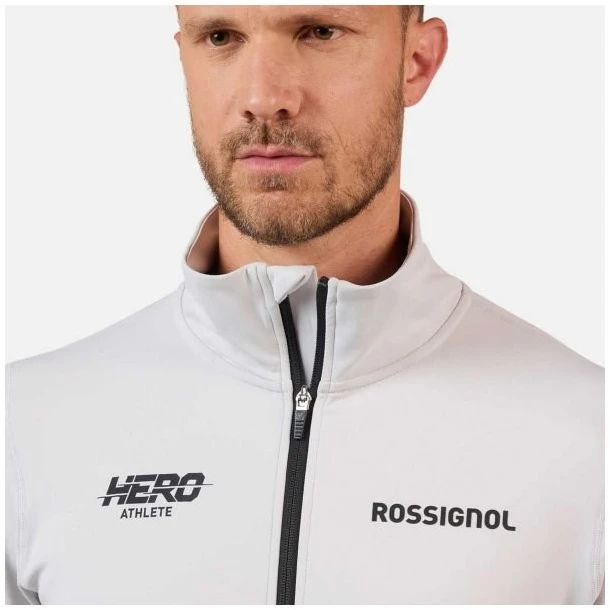 Vyriškas flisinis džemperis Rossignol Hero Mid Layer Stretch, pilkas