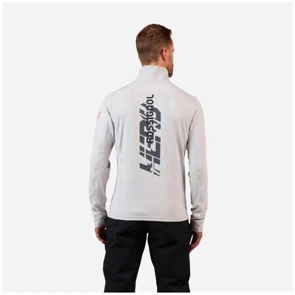 Vyriškas flisinis džemperis Rossignol Hero Mid Layer Stretch, pilkas