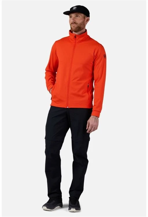 Vyriškas flisinis džemperis Rossignol Mid Layer Thin, oranžinis