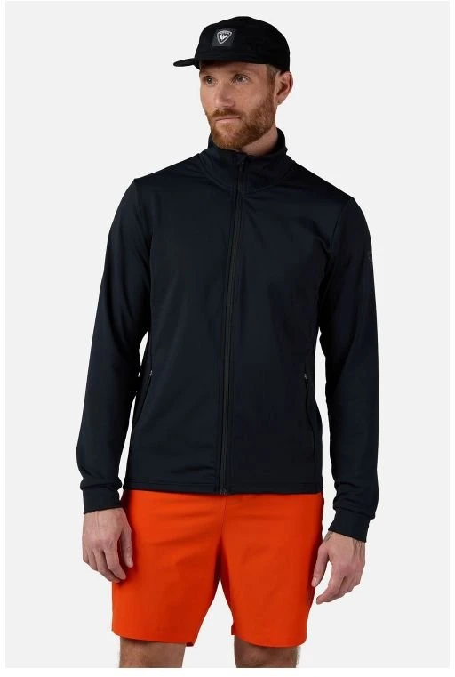 Vyriškas flisinis džemperis Rossignol Mid Layer Thin, juodas