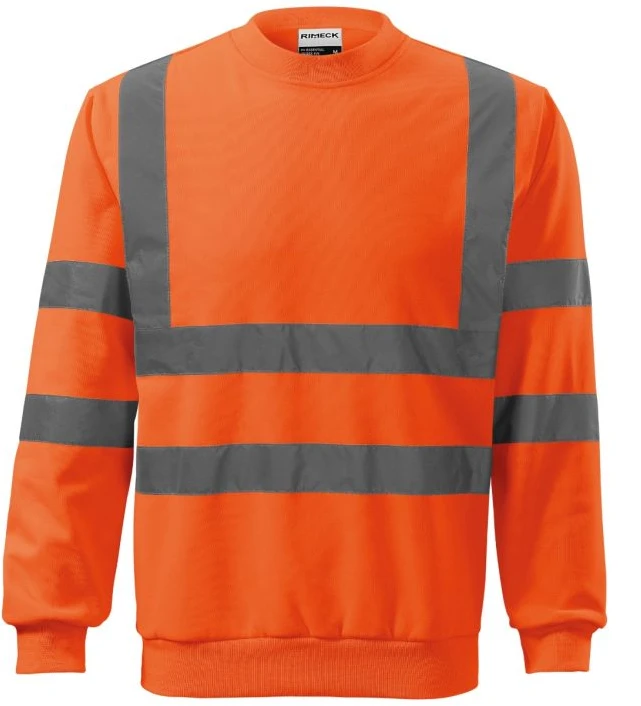 Vyriškas fluorescencinis džemperis Rimeck HV Essential, oranžinis