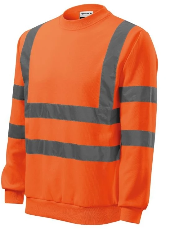 Vyriškas fluorescencinis džemperis Rimeck HV Essential, oranžinis