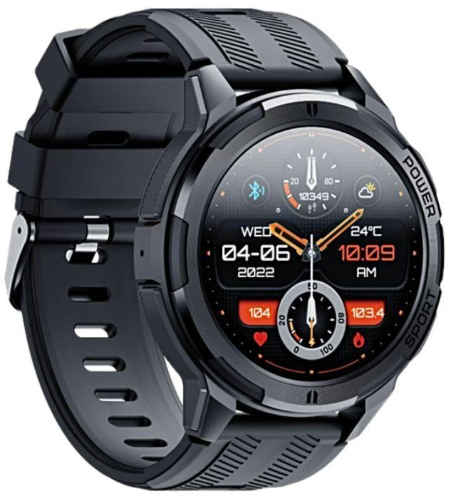 Vyriškas išmanusis laikrodis Rubicon RNCF26-1 Juodas