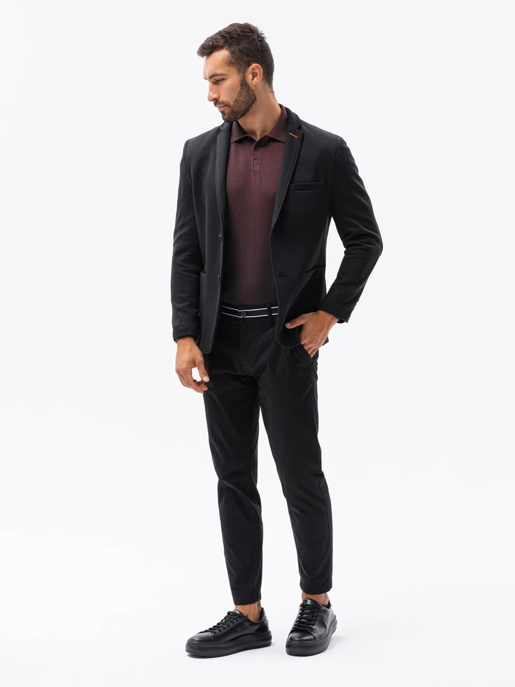 Vyriškas juodas elegantiškas švarkas